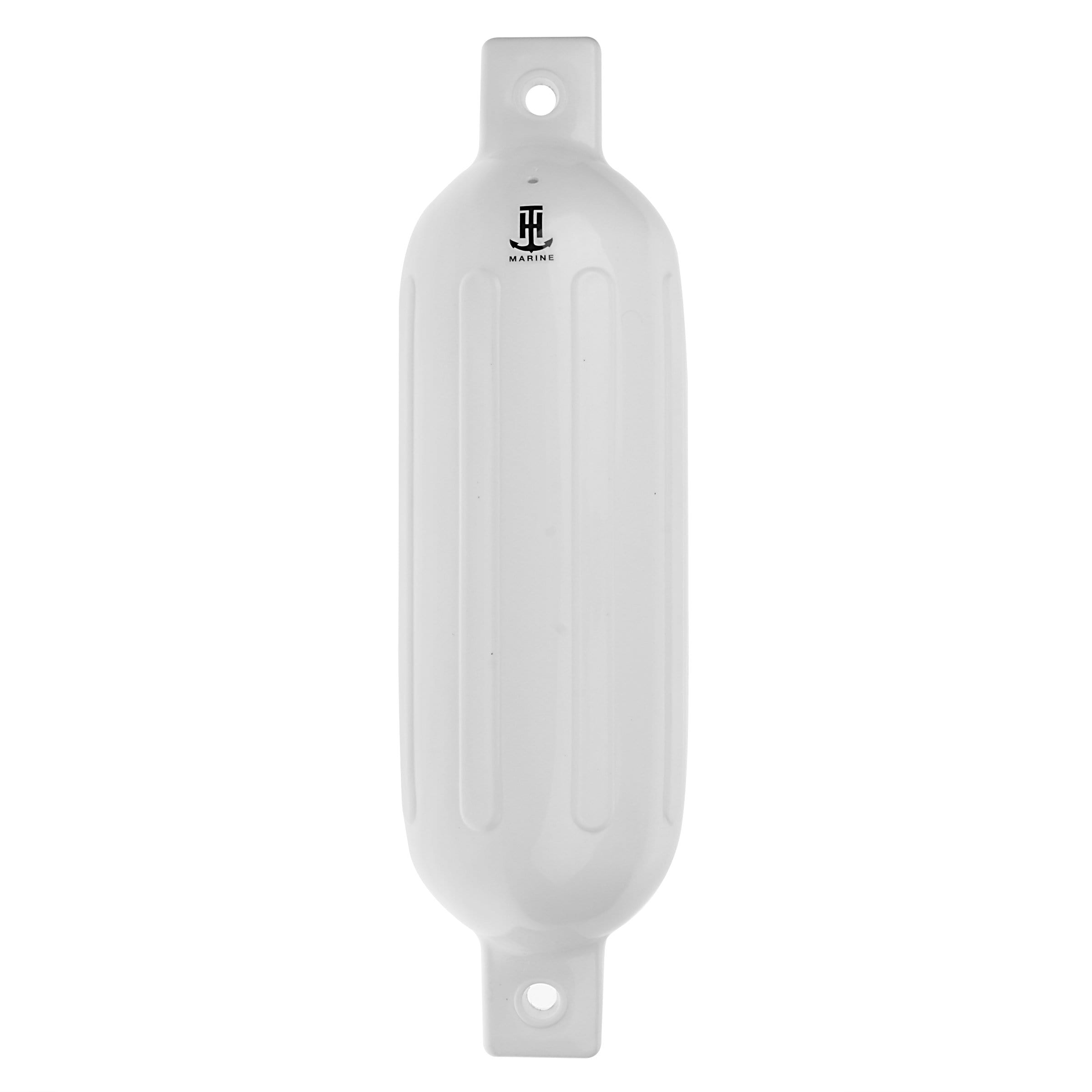 Double-Eye Ribbed Boat Fender, Deflated